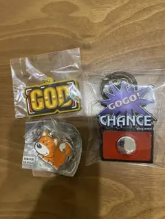 パチスロ キーホルダー 3点セット GOD ジャグラー — image 1