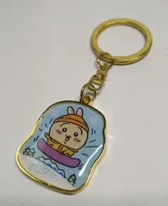 ちいかわ　うさぎ　ご当地キーホルダー　スノボ — image 1