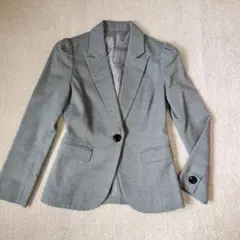 新品同様♡♡クリスタルシルフグレー ャケット34 — image 1