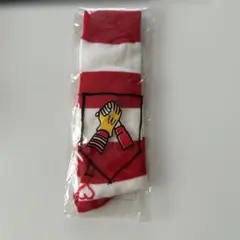 【新品未使用】マクドナルド ソックス 靴下 赤白 23〜28cm — image 1