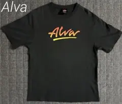 Alva アルバ　Tシャツ ブラック グラデーションロゴ　両面プリント — image 1