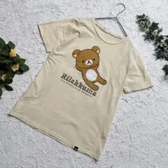 【人気】リラックマ Tシャツ 半袖 黄色 — image 1