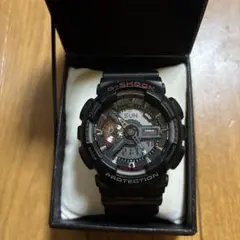 【ジャンク品】CASIO G-SHOCK GA-110 ブラック×レッド — image 1