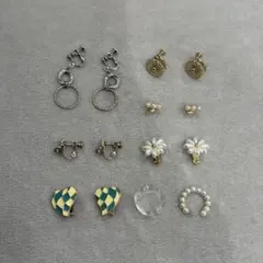 多様なデザイン イヤリングセット 7ペア — image 1