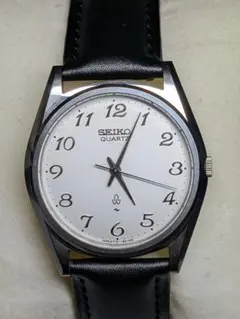 【稼働品】セイコー シャリオ クォーツ 新品社外革ベルト 7121-8000 — image 1