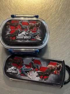 ジュラシックワールド　弁当箱 カトラリーセット — image 1