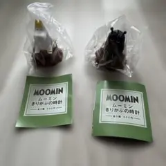 新品　ムーミン きりかぶの時計 スノークのおじょうさん、スティンキー2種セット — image 1