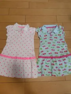 3歳 カーターズ 90cm ワンピース Panko — image 1