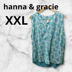 hanna & gracie ノースリーブシャツ XXL — image 1