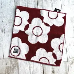 MARY QUANT フラワー柄タオルハンカチ — image 1