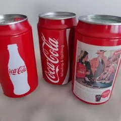 Coca-Cola コカ・コーラ 缶型 貯金箱 3個セット【当たり缶】 — image 1
