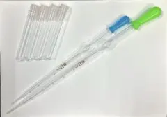 スポイトガラス製実験セット駒込ピペット 5mL2mL スナップ管4本理科研究用品 — image 1