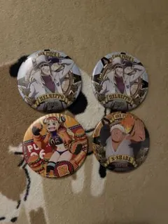 ONE PIECE ワンピース 缶バッジ ヨーク ヘルメッポ S-シャーク — image 1
