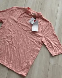 新品　Bershka ピンク 半袖Tシャツ Mサイズ — image 1