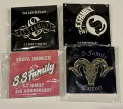 【非売品】清水翔太 S.S.Family ピンバッジ 4種セット — image 1