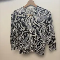 BANANA REPUBLIC ペイズリー柄 長袖カーディガン — image 1