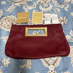 MICHAEL KORS クラッチバッグ レッド — image 1