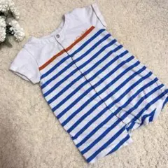 【美品♡】ジャカディー　Jacadi ロンパース ボーダー 18M 81cm — image 1