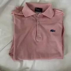 LACOSTE ポロシャツ ピンク 半袖 — image 1
