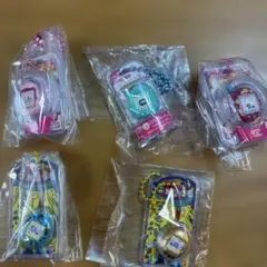 BANDAI たまごっち おかしなたまごボーロ キーホルダー 5種セット — image 1