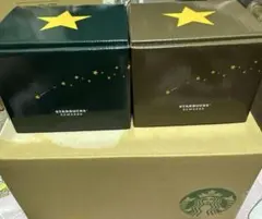 スターバックスリワードのスターマグ ブラウン＆グリーンの2個セット — image 1