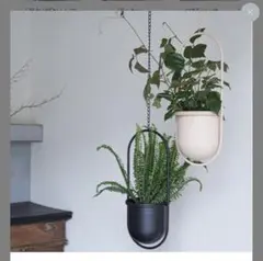 【美品】 ACTUS アクタス FARM ハンギングポット ブラック 鉢 — image 1