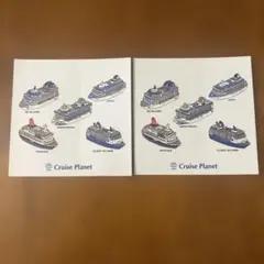 クルーズプラネット　シール　2枚 — image 1