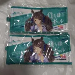 ウマ娘 リアルガチャ ミニ応援タオルキーホルダー トーセンジョーダン 2個 新品 — image 1