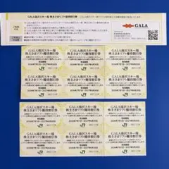 GALA湯沢スキー場の株主優待割引券12枚 リフト1日券20%割引　JR東日本 — image 1