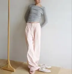 Sea Room Lynn 2tuckドロストパンツ — image 1
