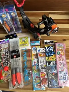 釣り具セット 受け太郎、リール2500番、仕掛け等。 — image 1