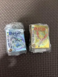 ポケモン　パッケージ＆ゲームカードキーホルダーコレクション 金銀 — image 1