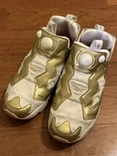 Reebok INSTAPUMP FURY OG "説歩" ゴールド/ホワイト — image 1