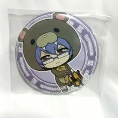 #コンパス 戦闘摂理解析システム　双挽乃保　クマの着ぐるみ　缶バッジ — image 1