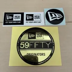 【超激レア・希少】ニューエラ/NEW ERA ステッカー　シール　4枚セット — image 1