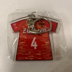 ツエーゲン金沢　ユニフォーム　キーホルダー　No.4 石尾崚雅選手 — image 1