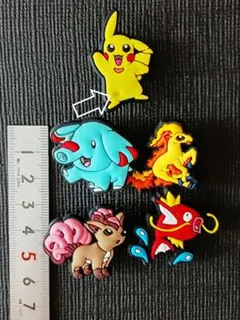 ポケモン　ジビッツ　チャーム　4個セット　④ — image 1