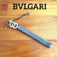 BVLGARI ブルガリ フォンストラップ ドッピオトンド シルバーグレー系 — image 1