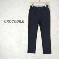 【美品】クロコダイル ストレッチ デニムパンツ ジーンズ S 濃紺 — image 1