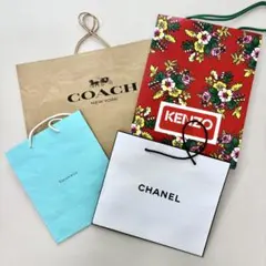 ショッパー　4点セット　(KENZO、CHANEL、COACH、Tiffany) — image 1