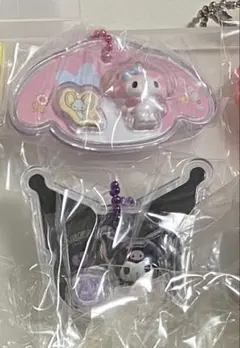 サンリオキャラクターズ　パッケージチャーム&チョコボーロ　メロクロ — image 1