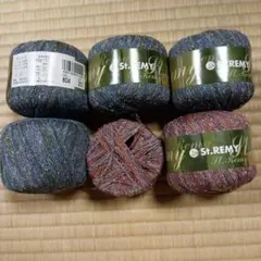 St.REMY サンレミ 毛糸 5玉セット — image 1