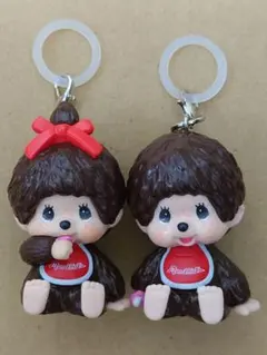【おまけ付き】モンチッチ　めじるしアクセサリー　キーホルダー　2個 — image 1