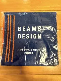 【新品未使用】BEAMS DESIGN ハンドタオル3枚セット — image 1
