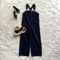 美品✨WILLOW ウィロー デニムサロペット インディゴ — image 1