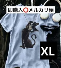 コララインとボタンの魔女 Tシャツ ブルー 水色 ブルーグレー — image 1