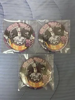ワンピース 輩缶バッジ 第30弾 BATTLE ゲッコーモリア 3点セット — image 1