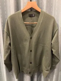 LAKOLE AIRニットカーディガン　グリーン　Mサイズ — image 1