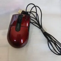 iBUFFALO 有線マウス 本体 レッド — image 1