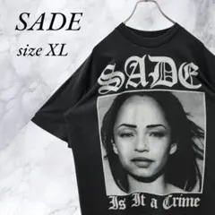 SADE シャーデー Is It a Crime Tシャツ ブラック XL — image 1